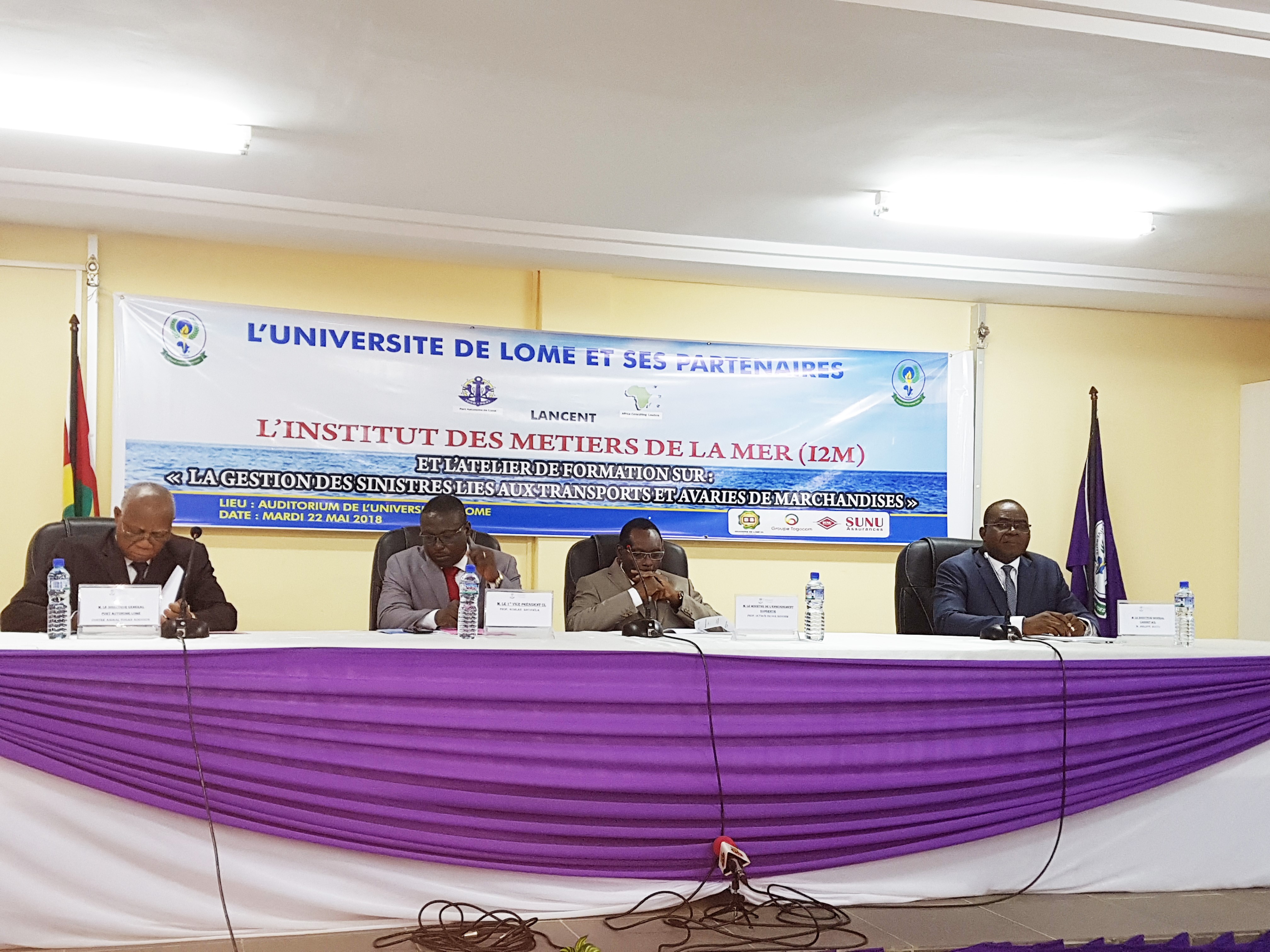 Lancement de l’Institut des Métiers de la Mer (I2M) à l’Université de Lomé